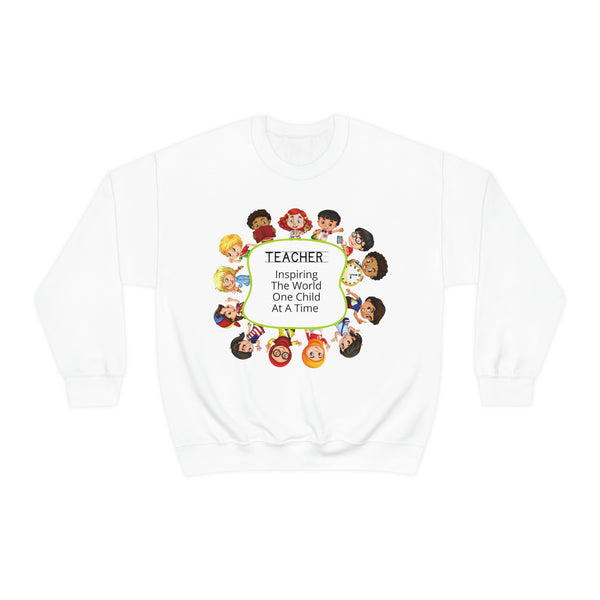 Teacher Inspiring Children Graphic Sweatshirt