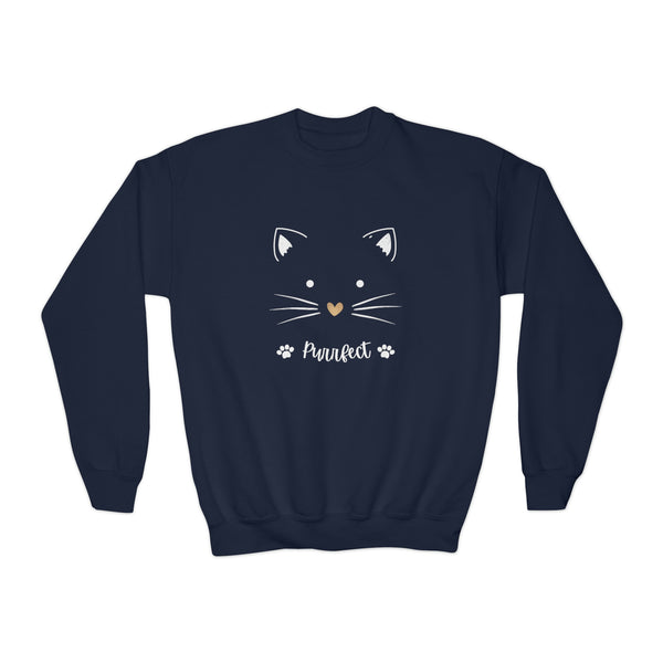 Purrfect Kitten Kids Sweatshirt