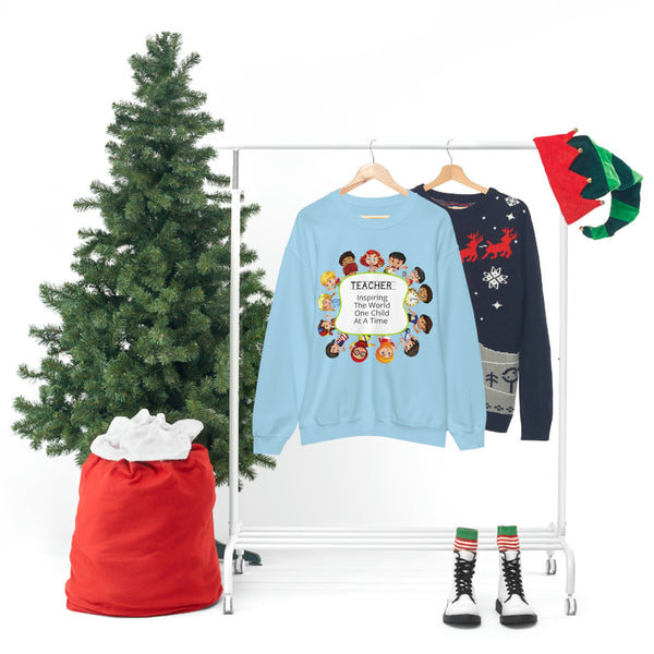 Teacher Inspiring Children Graphic Sweatshirt
