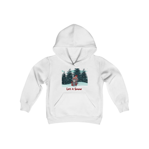 Let It Snow Bear Kids Hoodie