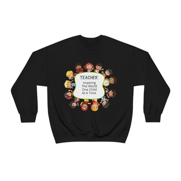 Teacher Inspiring Children Graphic Sweatshirt