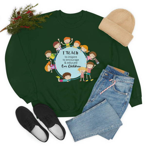 I Teach Children Graphic Sweatshirt