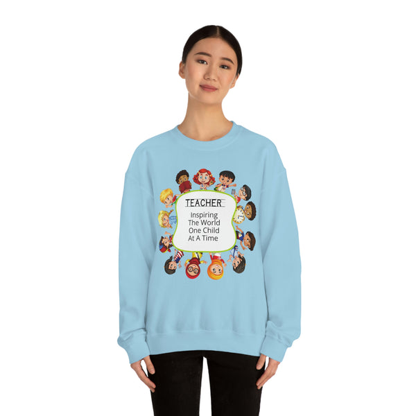 Teacher Inspiring Children Graphic Sweatshirt