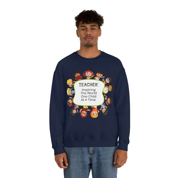 Teacher Inspiring Children Graphic Sweatshirt