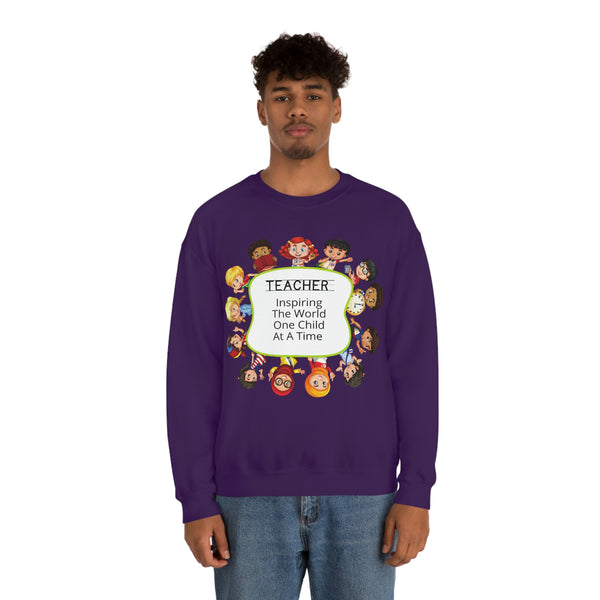 Teacher Inspiring Children Graphic Sweatshirt