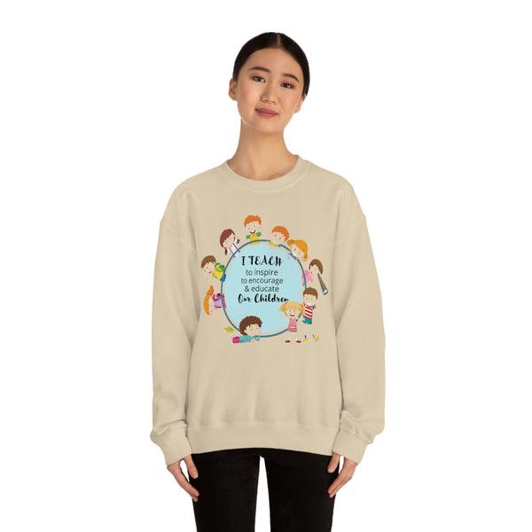 I Teach Children Graphic Sweatshirt