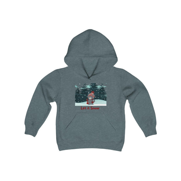 Let It Snow Bear Kids Hoodie