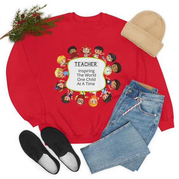 Teacher Inspiring Children Graphic Sweatshirt