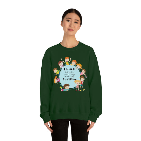 I Teach Children Graphic Sweatshirt