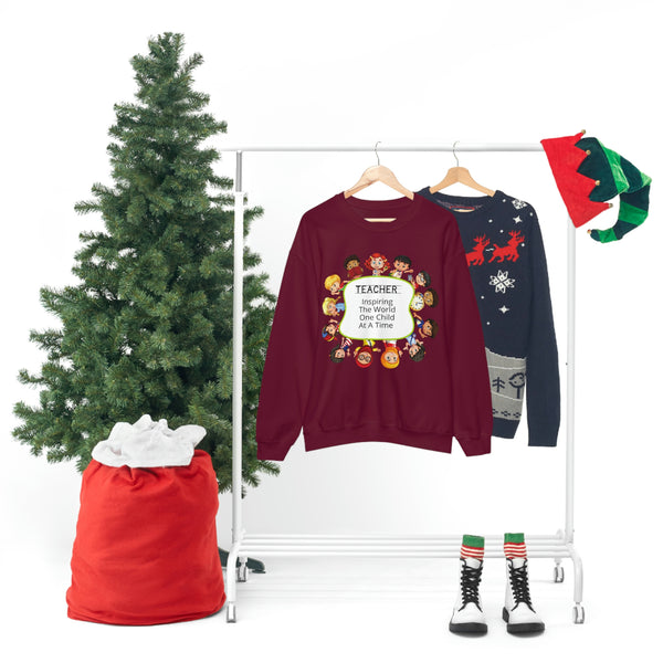 Teacher Inspiring Children Graphic Sweatshirt