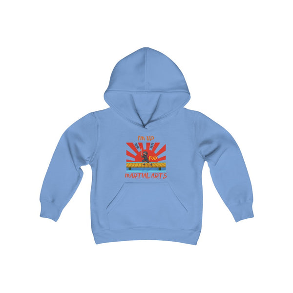 I’m Up For Martial Arts Kids Graphic Hoodie