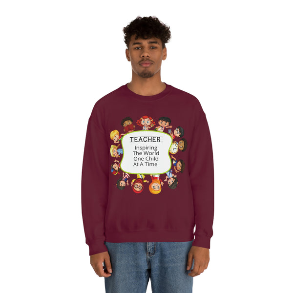 Teacher Inspiring Children Graphic Sweatshirt