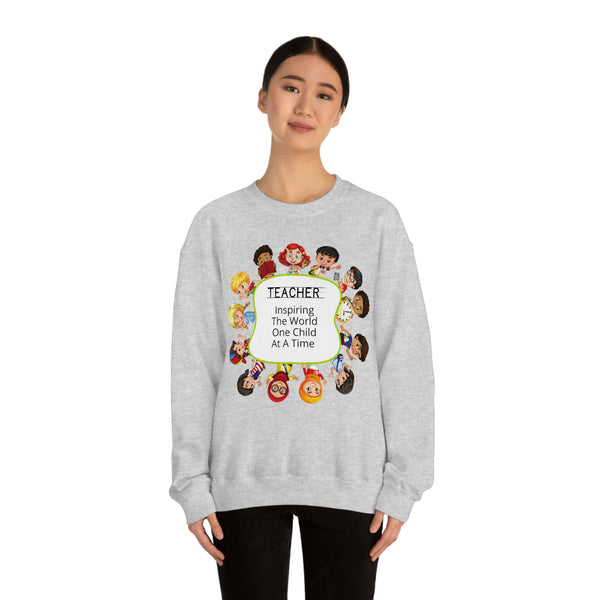 Teacher Inspiring Children Graphic Sweatshirt
