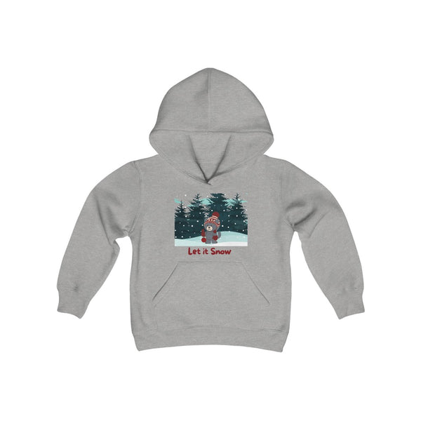 Let It Snow Bear Kids Hoodie