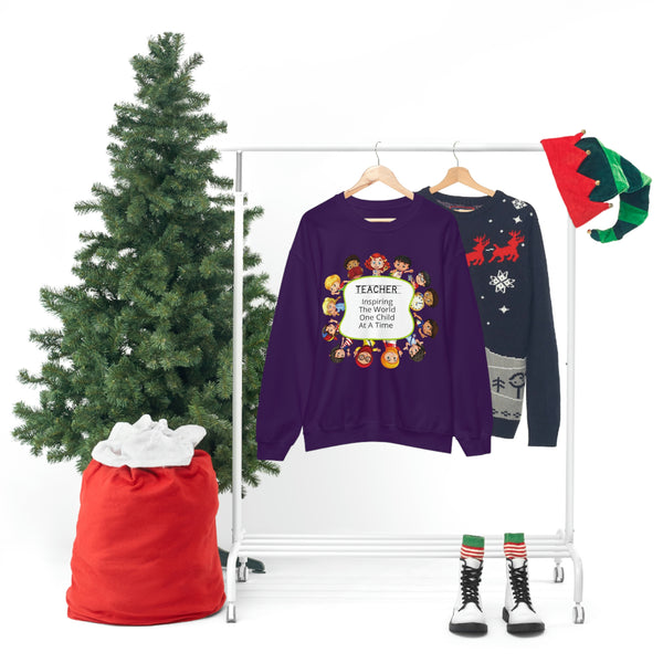Teacher Inspiring Children Graphic Sweatshirt