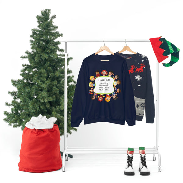 Teacher Inspiring Children Graphic Sweatshirt
