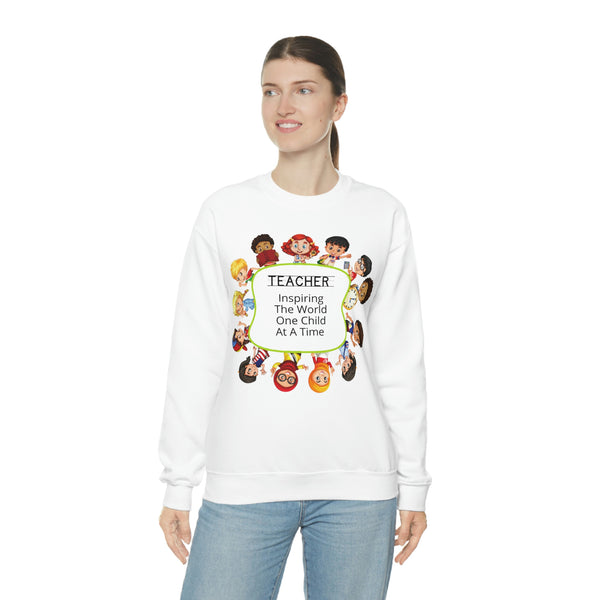 Teacher Inspiring Children Graphic Sweatshirt