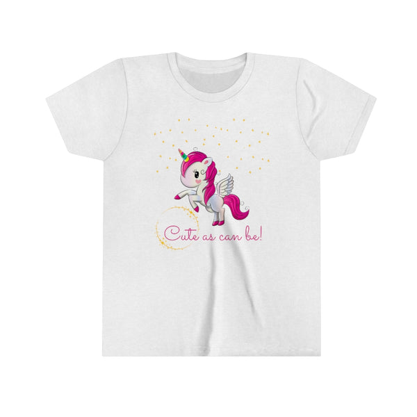 Cute As Can Be Unicorn Kids Graphic Tee