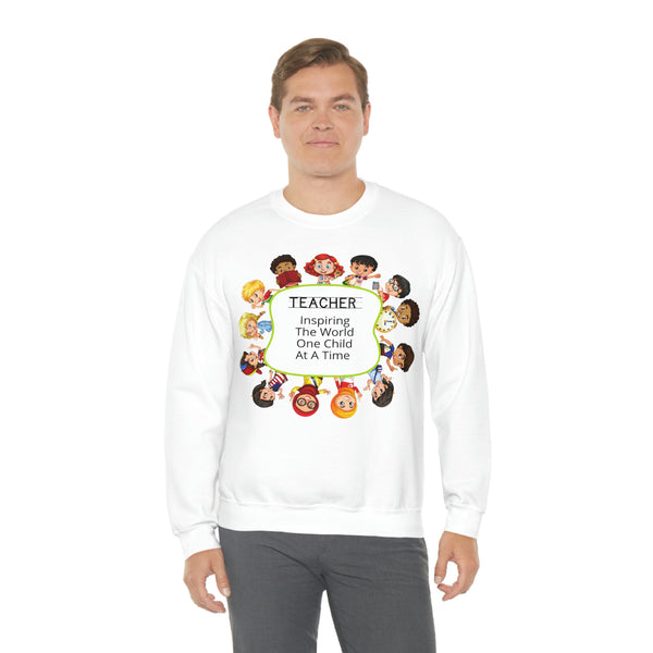Teacher Inspiring Children Graphic Sweatshirt