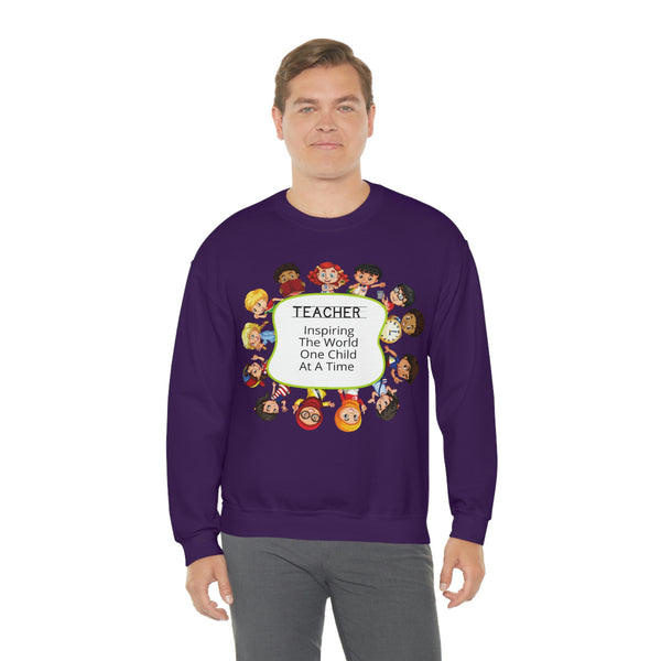 Teacher Inspiring Children Graphic Sweatshirt