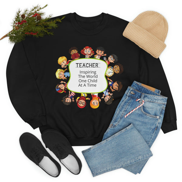 Teacher Inspiring Children Graphic Sweatshirt